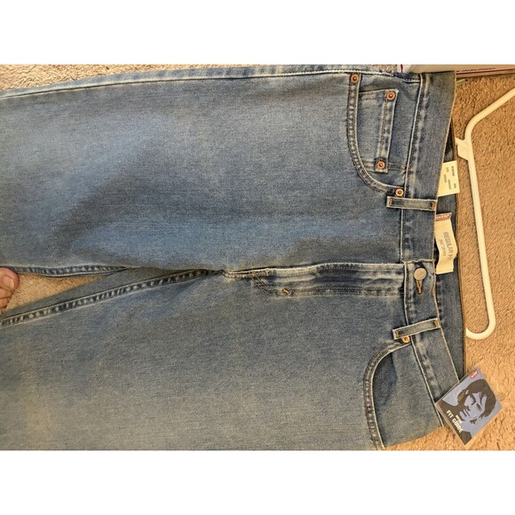 New Levi's Men's 505 Regular Fit Straight Leg Blue Denim Jeans 36X34 Mexico - Picture 5 of 9